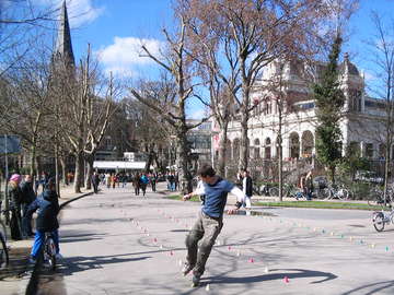 Drukte rond het Paviljoen